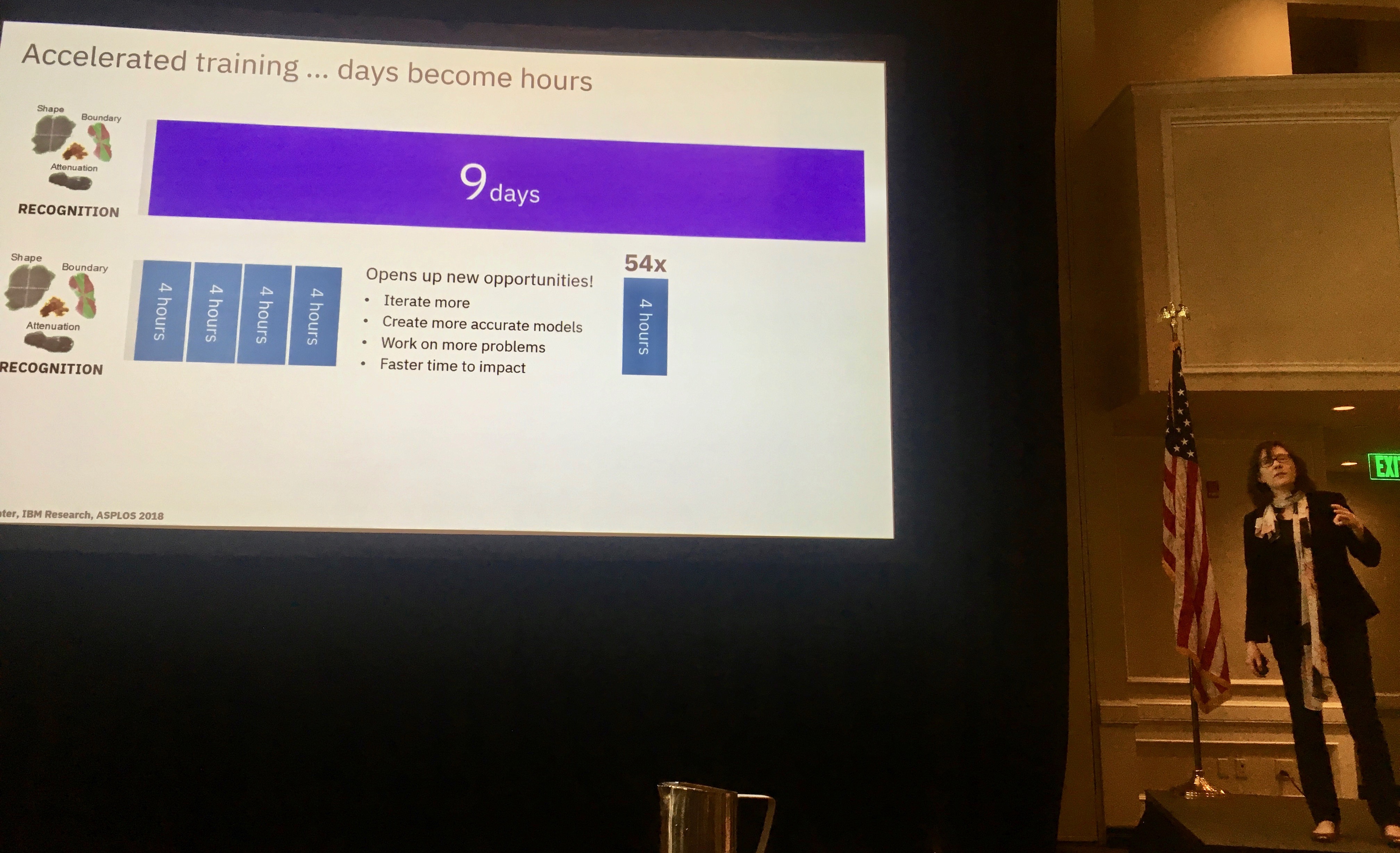 A slide from Hillery Hunter’s keynote talk.